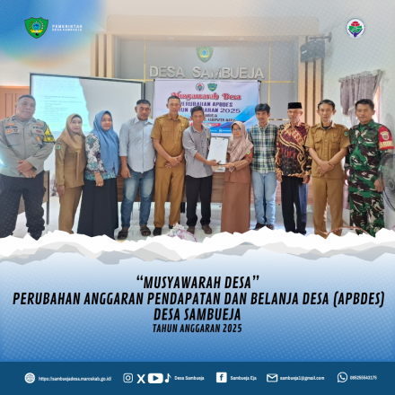 Musyawarah Desa Perubahan Anggaran Pendapatan dan Belanja Desa (APBDes) Tahun Anggaran 2025